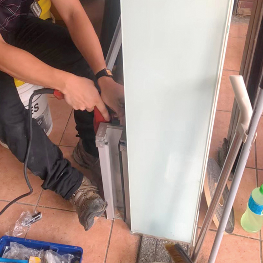 上明中醫診所 防水閘門安裝