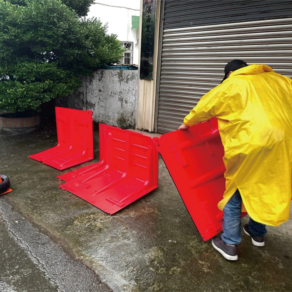 導流擋水板預佈