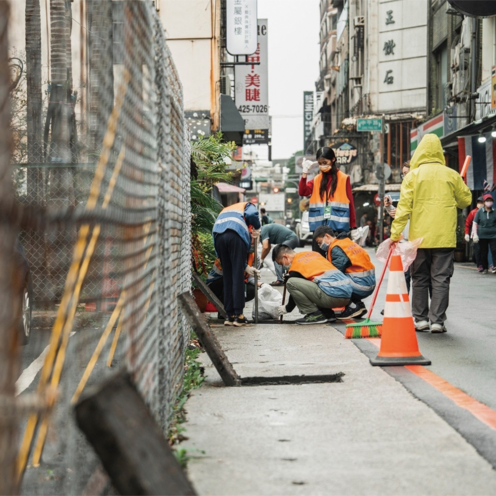 桃園市青年事務局清溝防汛隊共同舉辦