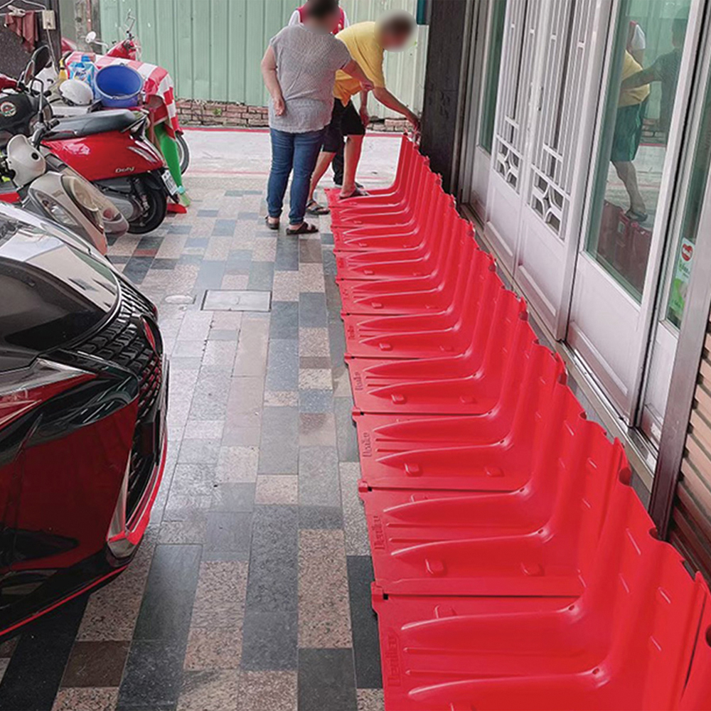 導流擋水板預佈