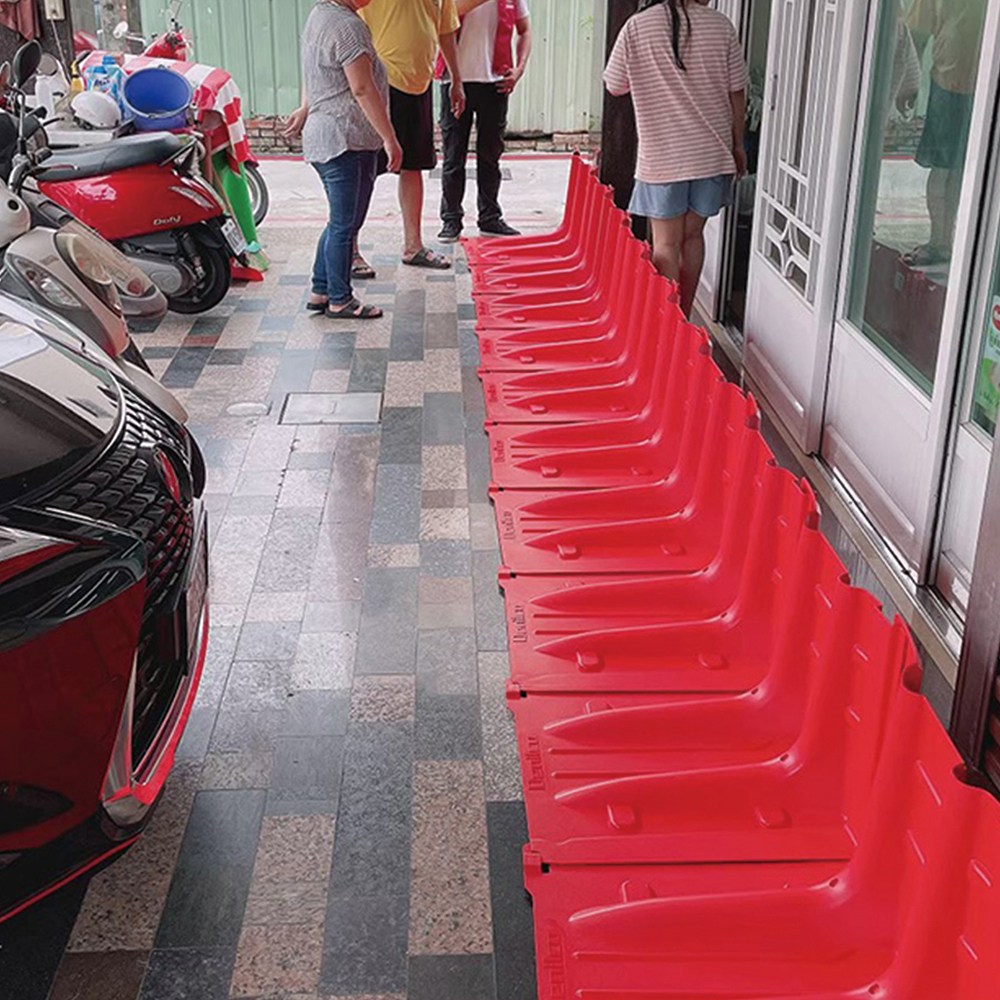 導流擋水板預佈