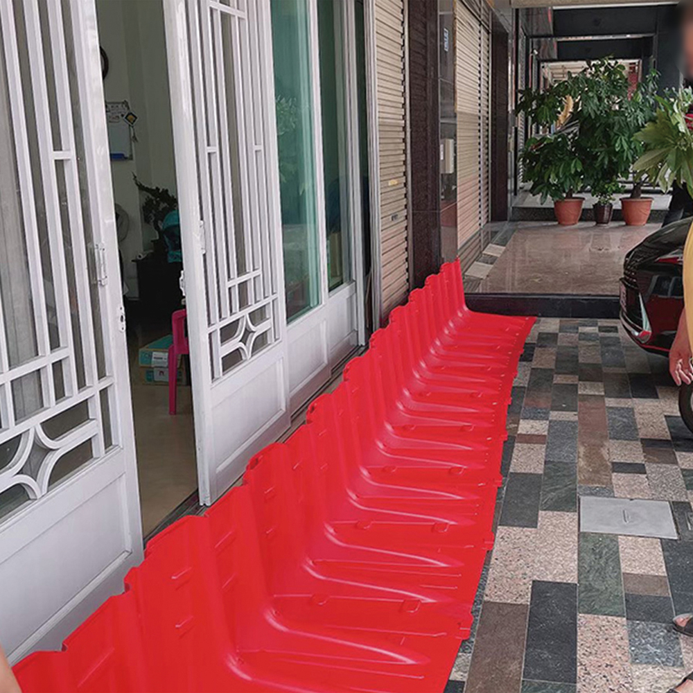 導流擋水板預佈